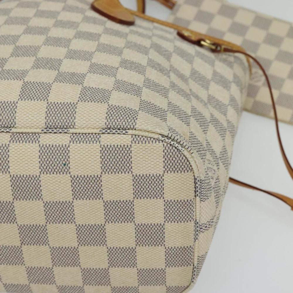 LOUIS VUITTON Damier Azur Neverfull PM Tote Bag N41362 LV Auth 120593 - Picture 14 of 16